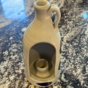 Williamsburg Pottery Open Jug Candleholder